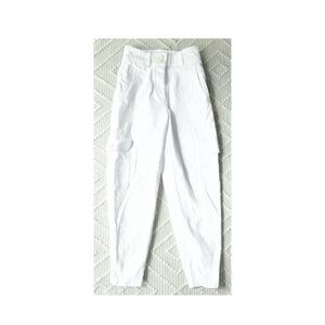 Wilfred White High-Waist Cargo Pants